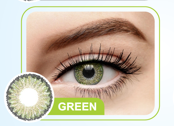 IMAGE 3-Tone Premium Cosmetic Contact Lenses – Green