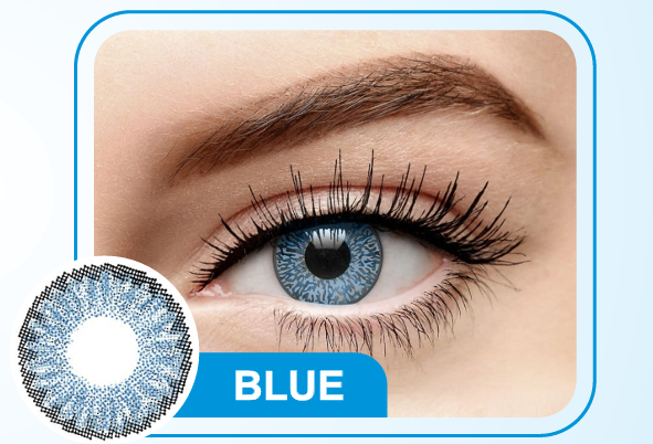 IMAGE 3-Tone Premium Cosmetic Contact Lenses – Blue