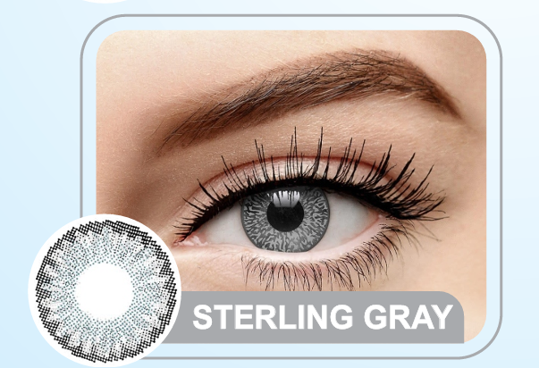 IMAGE 3-Tone Premium Cosmetic Contact Lenses – Sterling Gray
