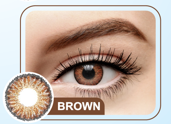 IMAGE 3-Tone Premium Cosmetic Contact Lenses – Brown