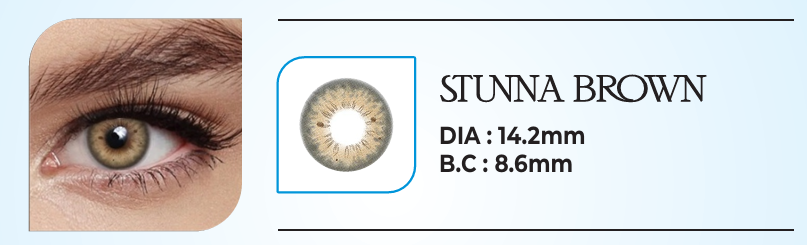 GALAXY Platinum Collection Premium Cosmetic Contact Lenses – Stunna Brown