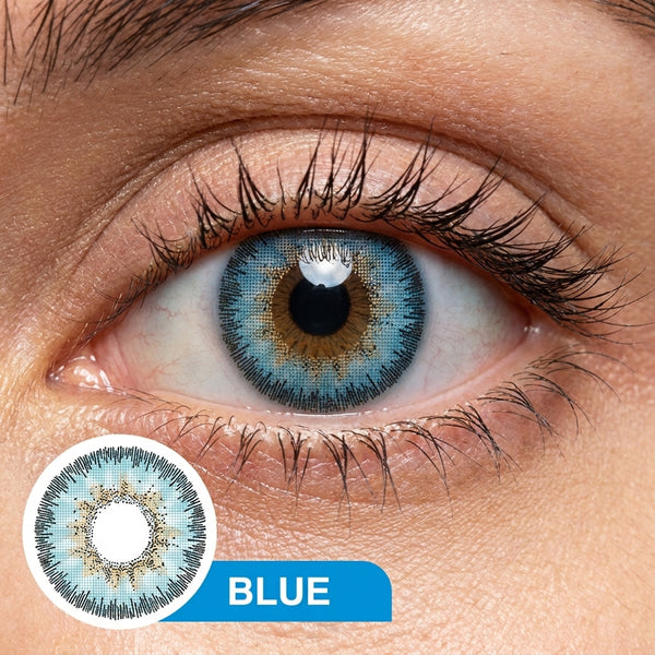 ACTIVE 3-Tone Premium Cosmetic Contact Lenses – Blue