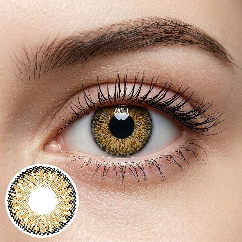 IMAGE 3-Tone Premium Cosmetic Contact Lenses – Hazel