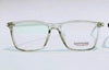 Translucent Sage Green Square Eyeglasses