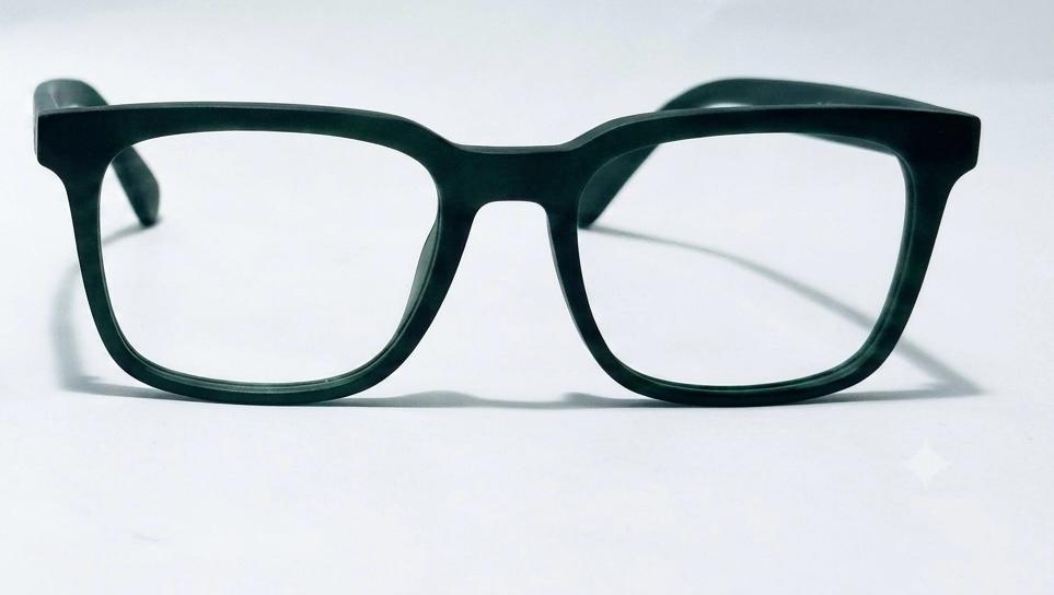 Classic Black Square Eyeglasses