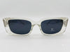 Luxury Transparent Rectangular Sunglasses Modern Transparency Meets High-Fashion Luxury