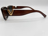 Vintage-Inspired Tortoise/Brown Rectangular Sunglasses
