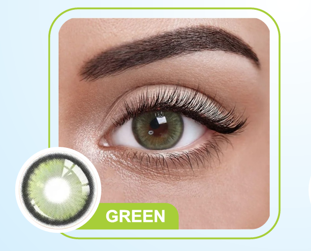 Clearvision 2-Tone Premium Cosmetic Contact Lenses – Green